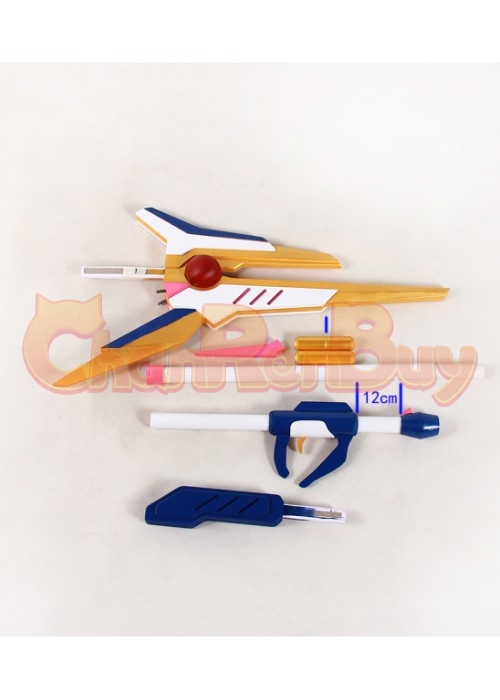 Magical Girl Lyrical Nanoha Takamachi Staff Cosplay Prop-Chaorenbuy Cosplay