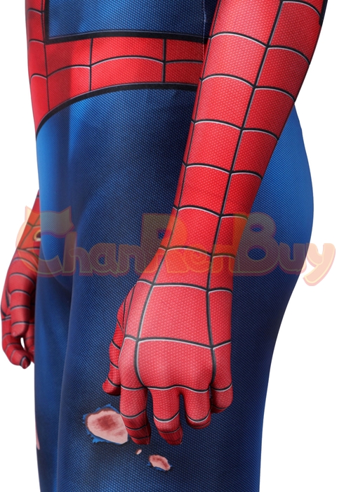 Spider Man Amazing Spider Man Negative Spider-UK Damaged Suit Cosplay Costume-Chaorenbuy Cosplay