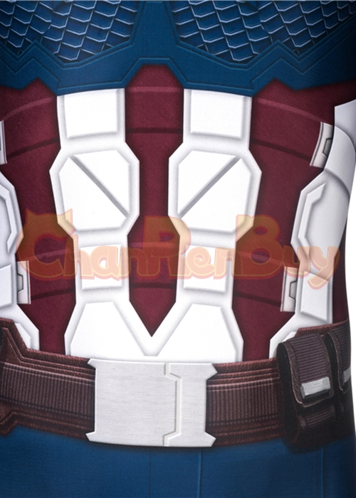 Captain America Costume Avengers Endgame Cosplay Jumpsuit -Chaorenbuy Cosplay