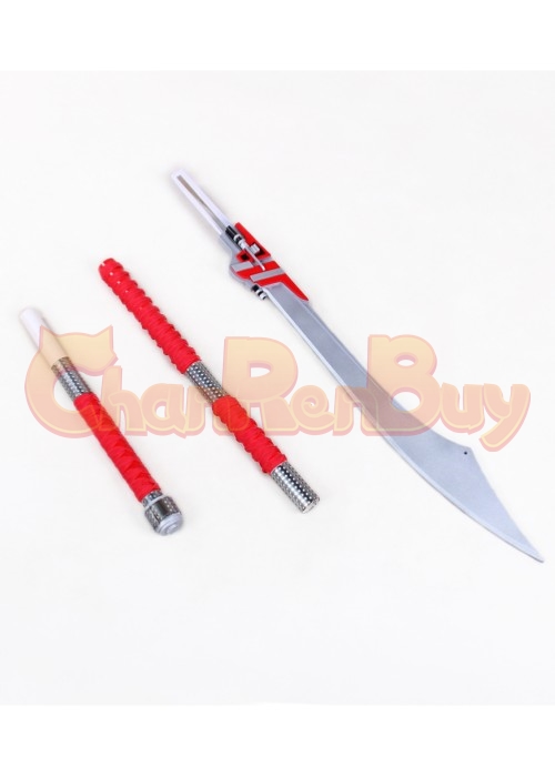 Star Wars The Last Jedi Emperor's Royal Guard Revolving Knife Lance Cosplay Prop-Chaorenbuy Cosplay