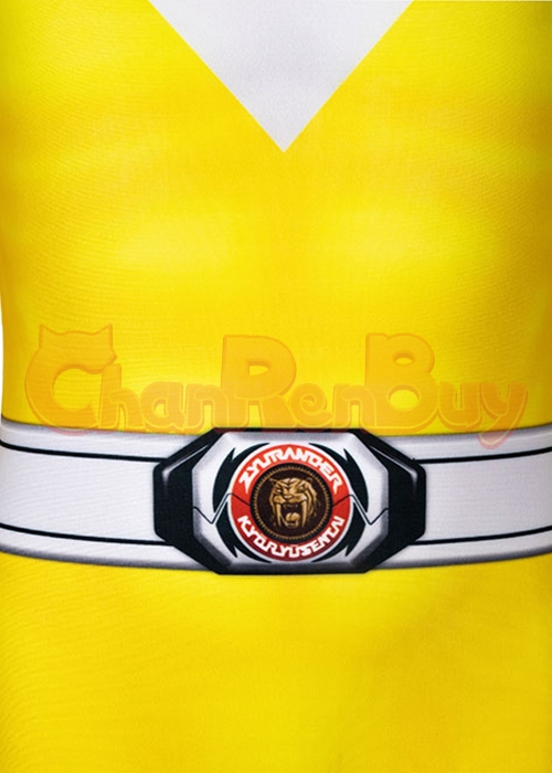 Mighty Morphin Power Rangers Costume Cosplay Suit Kids Size-Chaorenbuy Cosplay