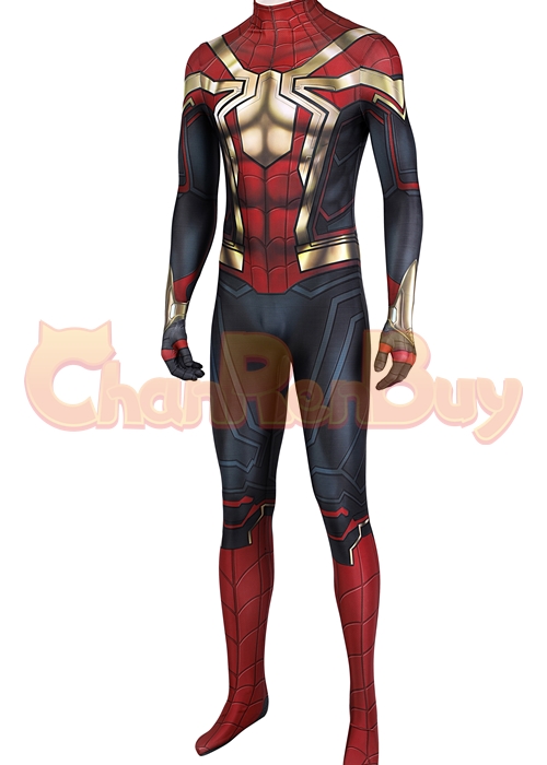 Spider Man 3 No Way Home Iron Spider Classic Black Suit Cosplay Costume-Chaorenbuy Cosplay