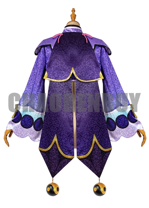 Genshin Impact Qiqi  Costume Cosplay Suit Shoes Wig Outfit-Chaorenbuy Cosplay