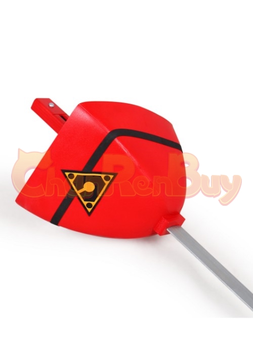 Rocky DeSantos Power Rangers Turbo Red Turbo Lightning Sword Cosplay Prop-Chaorenbuy Cosplay
