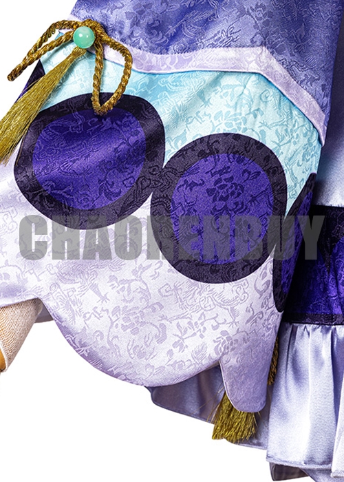 Genshin Impact Qiqi  Costume Cosplay Suit Shoes Wig Outfit-Chaorenbuy Cosplay