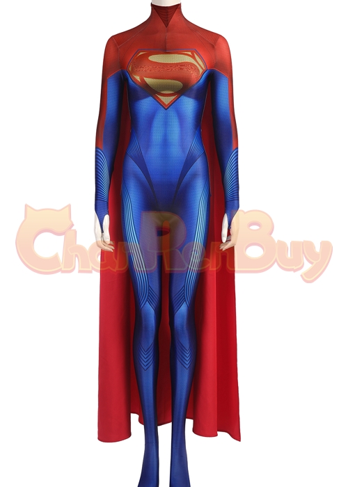 Superhero Girl Costume Kara Zor-El Bodysuit Cosplay