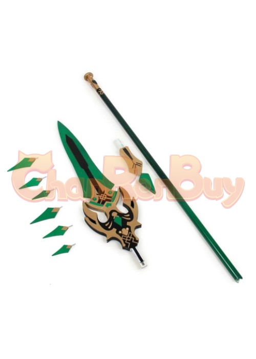 Genshin Impact Xiao Zhongli Cosplay Primordial Jade Winged Spear-Chaorenbuy Cosplay