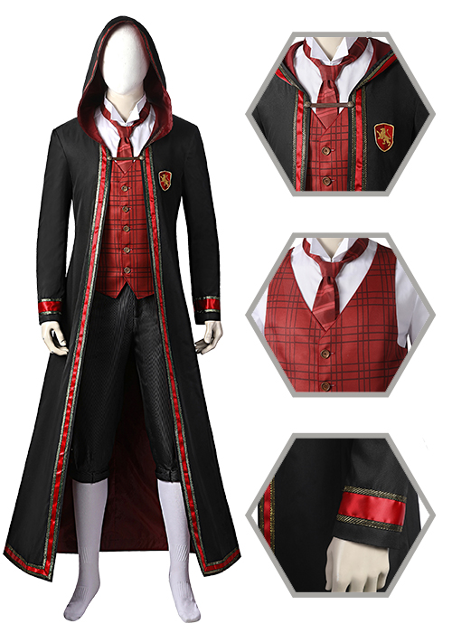 Gryffindor Uniform Costume Hogwarts Legacy Cosplay Suit