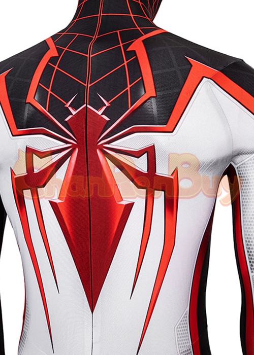 Miles Morales Costume Spider Man T.R.A.C.K. Cosplay Suit-Chaorenbuy Cosplay