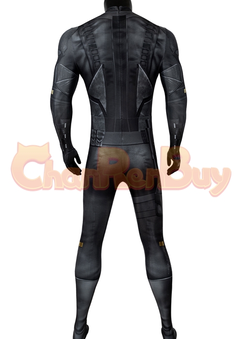 Superhero Bat Style Man Costume Bodysuit Cosplay Robert Pattinson Ver