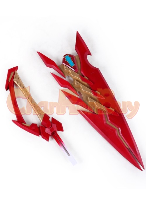 Xenoblade Chronicles 2 Homura Pyra Sword Cosplay Prop-Chaorenbuy Cosplay