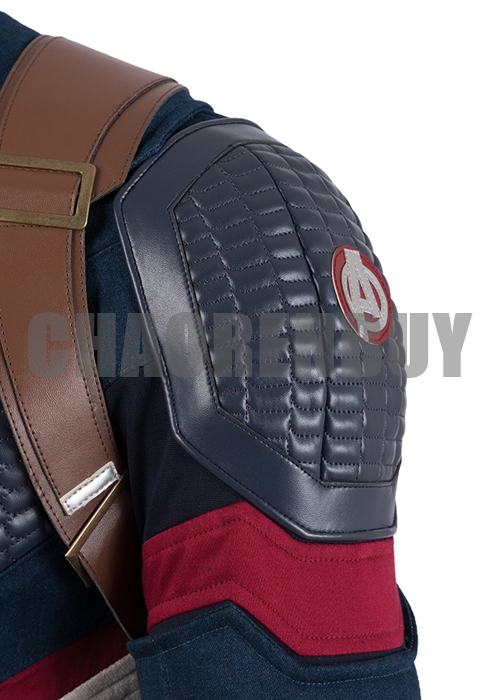 Captain America Costume Avengers Endgame Cosplay Suit Helmet Oufit-Chaorenbuy Cosplay