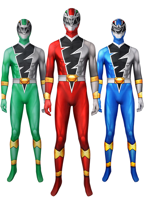 Kishiryu Sentai Ryusoulger Ryusou Red Green Blue Costume Cosplay Suit-Chaorenbuy Cosplay