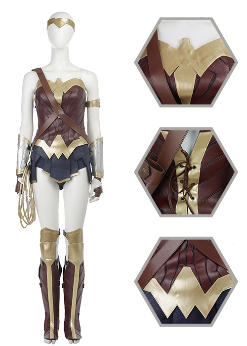 Wonder Woman Costume Justice League Cosplay Suit Outfit-Chaorenbuy Cosplay