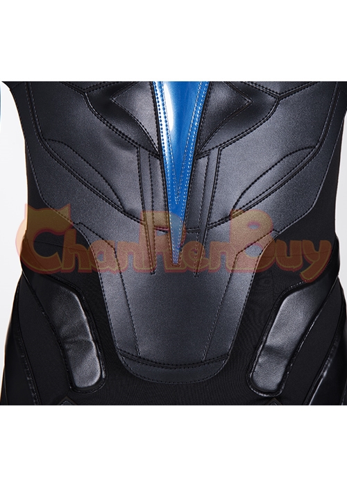 Nightwing Costume Titans Dick Grayson Cosplay Suit Boots Outfit-Chaorenbuy Cosplay