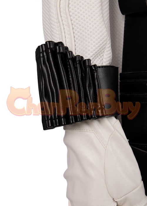 Black Widow Costume Natasha Romanoff  Cosplay Suit Boots Outfit White Version-Chaorenbuy Cosplay