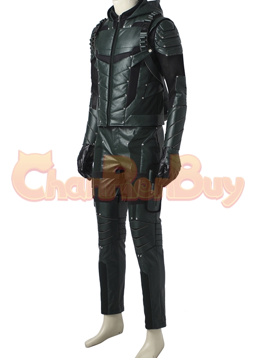 The Arrow Season 5 Costume Oliver Queen Cosplay Suit-Chaorenbuy Cosplay