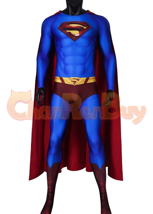 Superhero Costume Clark Kent Man Returns Cosplay Suit Bodysuit