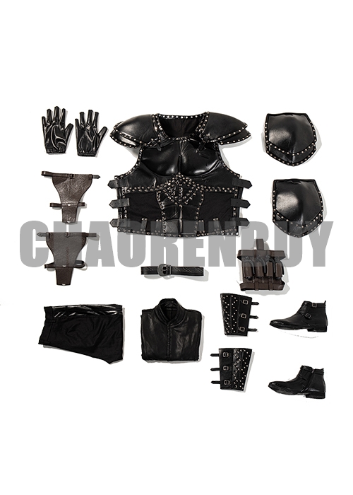 Geralt of Rivia Costume The Season 2 Cosplay Suit Boots Outfit-Chaorenbuy Cosplay