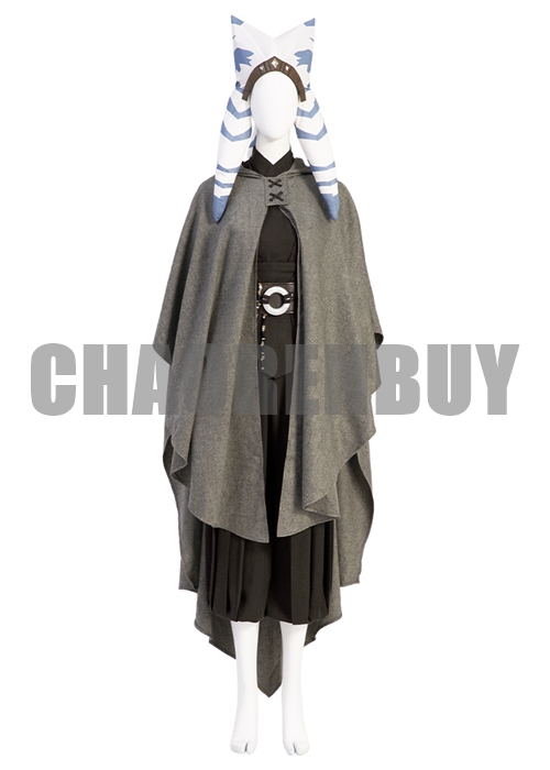 Ahsoka Tano Costume Star Wars The Mandalorian Season 2 Cosplay Suit Boots Outfit-Chaorenbuy Cosplay