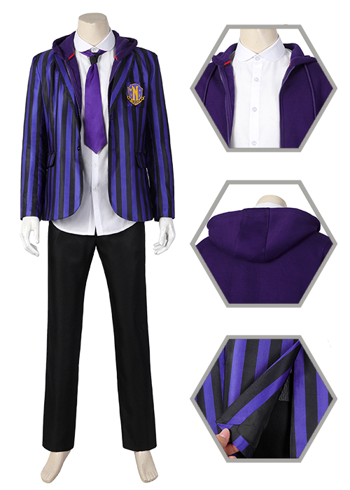 Nevermore Academy Uniform Xavier Thorpe Ajax Petropolus Cosplay Costume