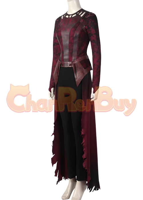 Wanda Scarlet Witch Costume Doctor Strange in the Multiverse of Madness Cosplay Suit Ver 2