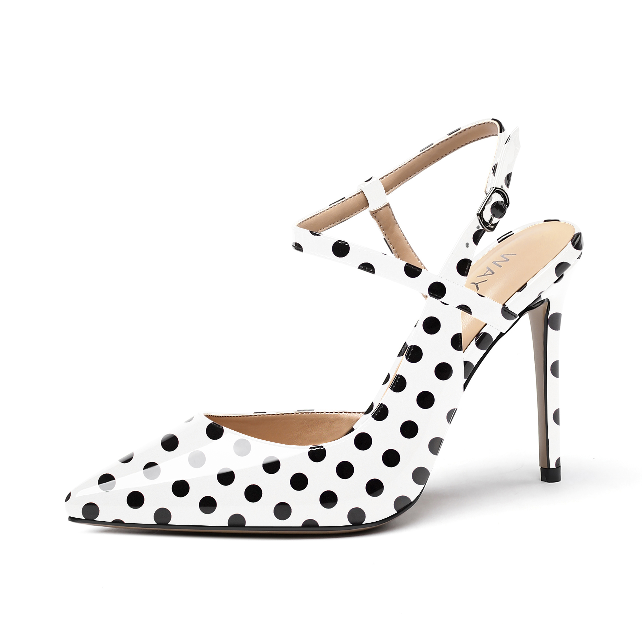 Elodie Ankle Strap D'Orsay Stiletto Heels