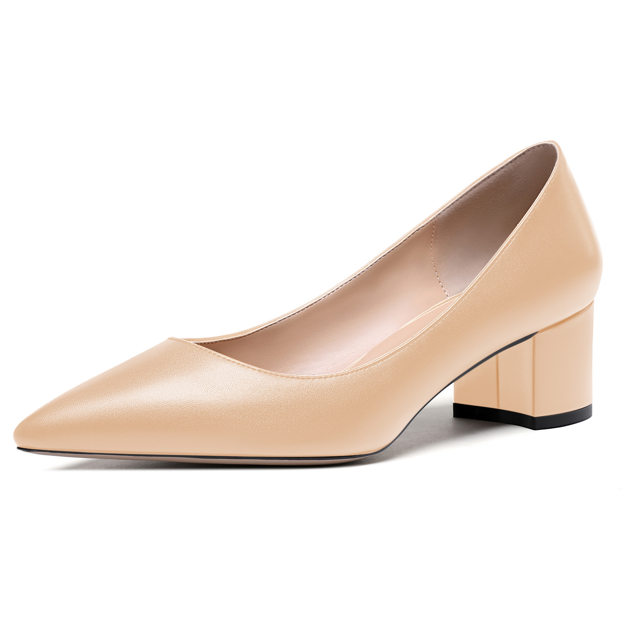 Cailey Matte Pointed Toe Slip On Pumps