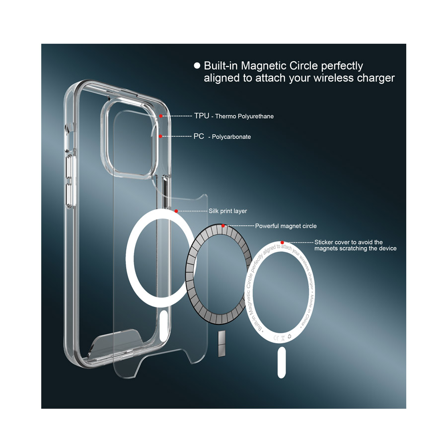 MagSafe Clear Protecting Case for iPhone 14