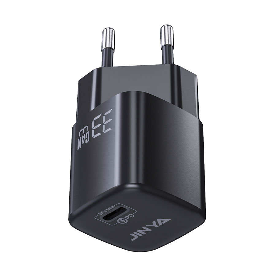 PD 33W Gan USBC Charger Europe StandardBlack
