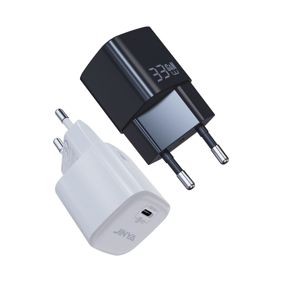 PD 33W Gan USBC Charger Europe StandardBlack