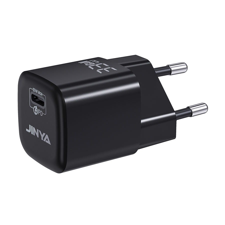 PD 33W Gan USBC Charger Europe StandardBlack