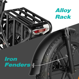 Alloy Rack & Iron Fenders