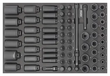 Impact socket set 1/2'', SFS 69-pcs (Heavy Duty) redirect to product page