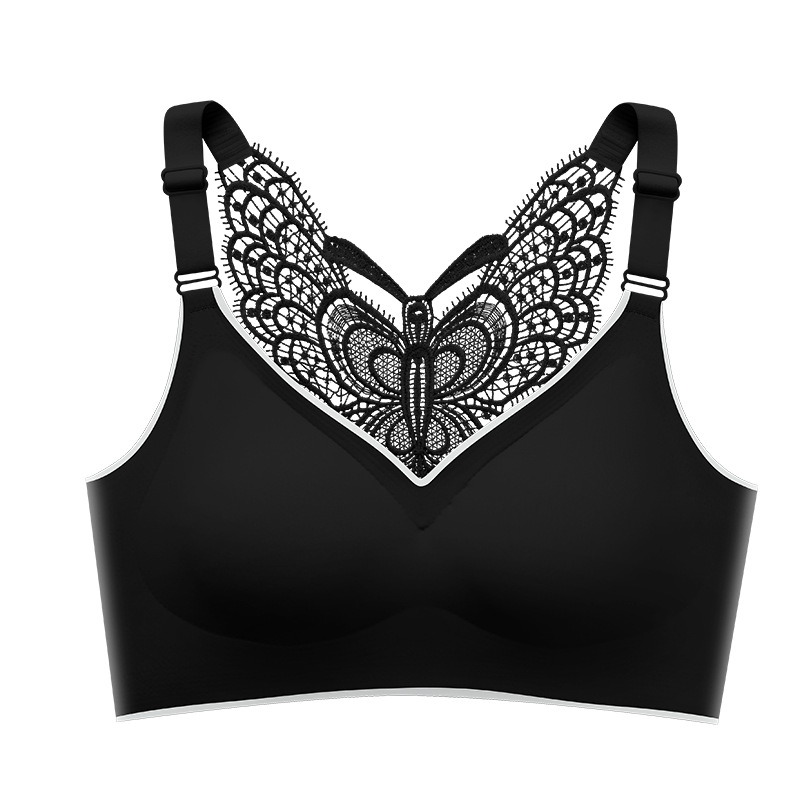🔥Buy 1 Get 2 Free🔥BUTTERFLY EMBROIDERY WIREFREE BRA