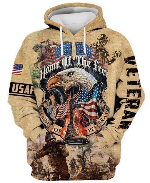 US Veteran-Printed Hoodie