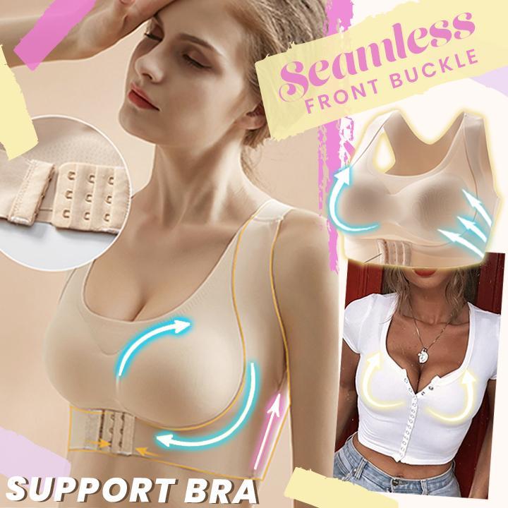 💖PAY 1 GET 3💖Seamless Front Buckle Support Bra