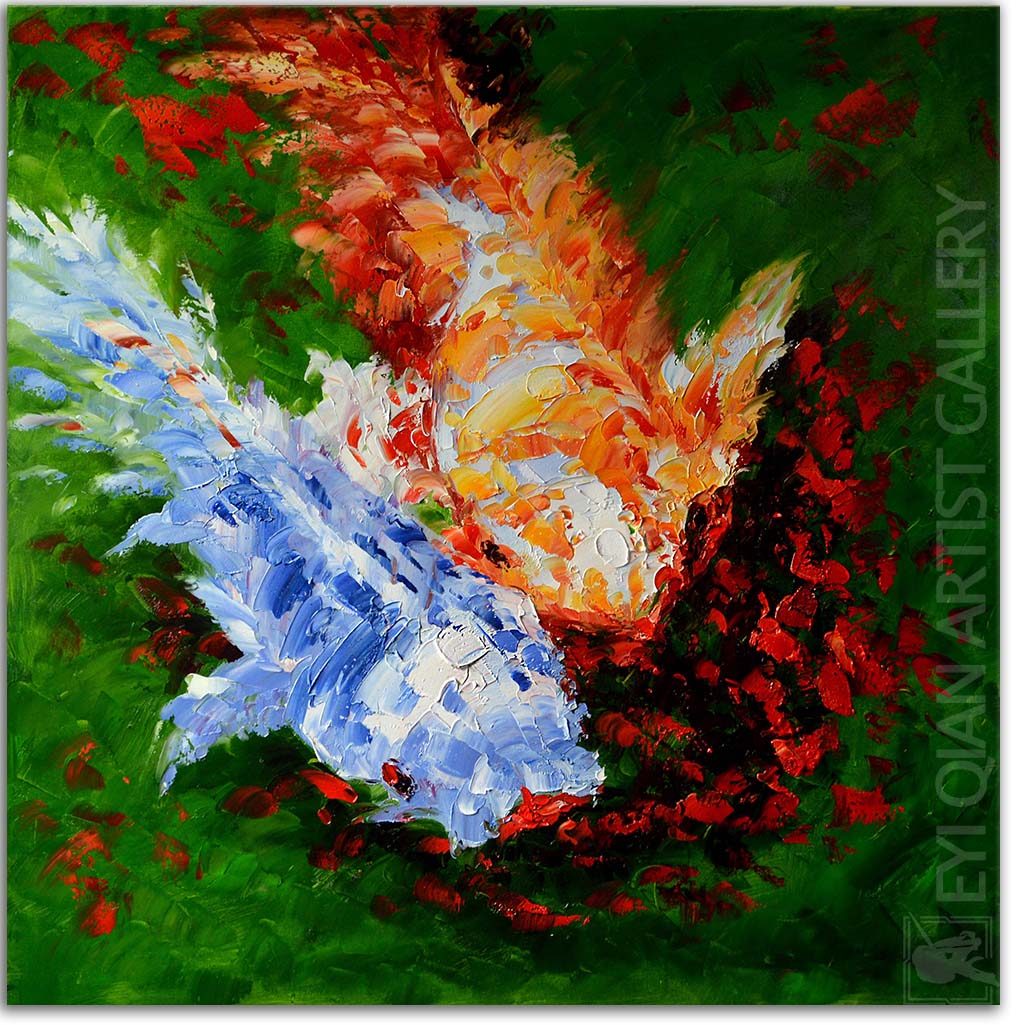 Fish Lobster Sea life Hand-Painted Textured Palette