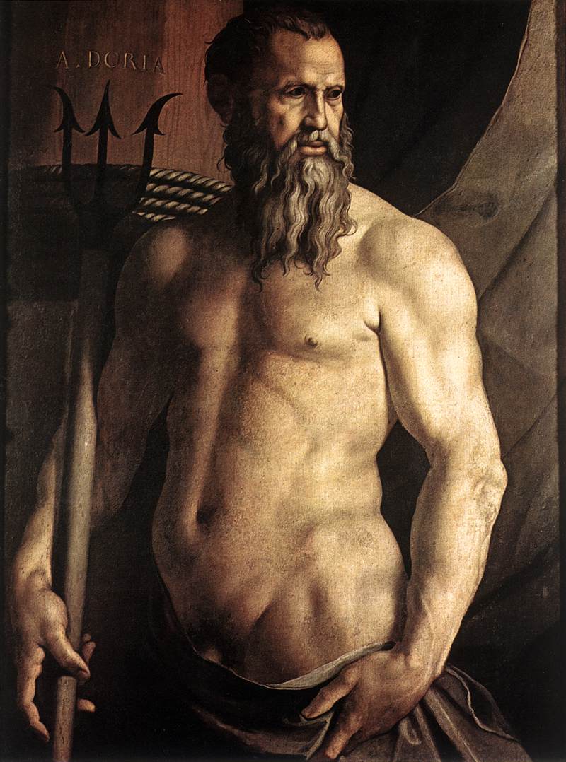 Based: Portrait of Andrea Doria as Neptune