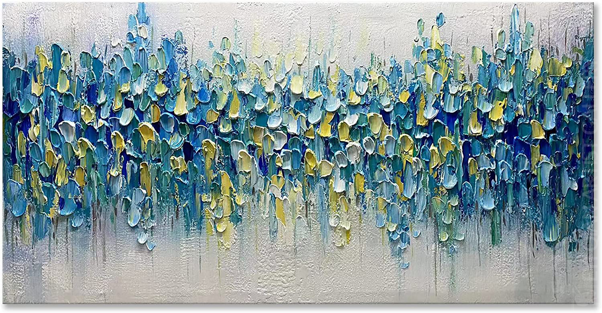 Abstract Textured Palette Wall Art Hand-Painted