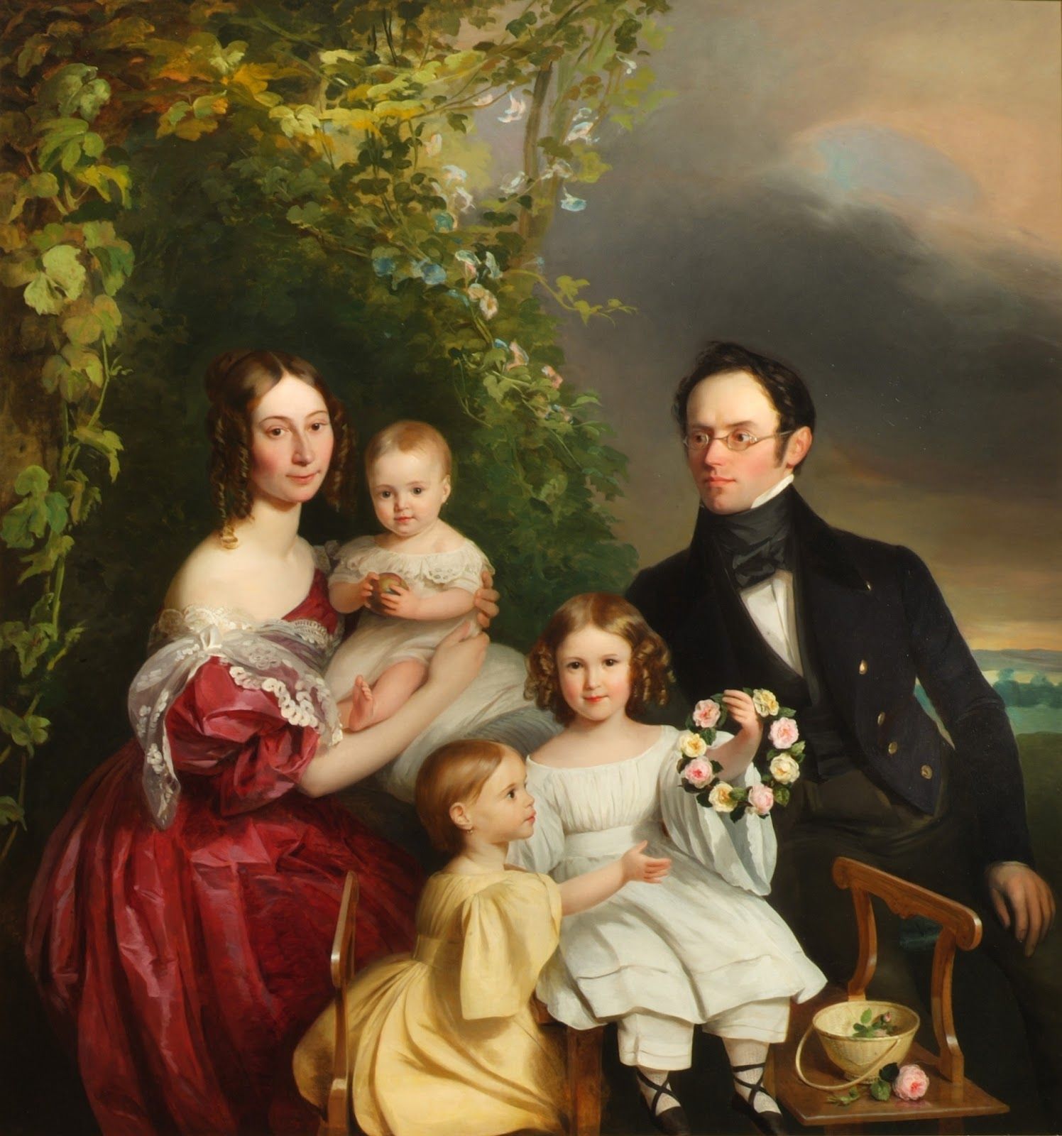 Based: Portrait of Ferdinand Bergmüller and His Family
