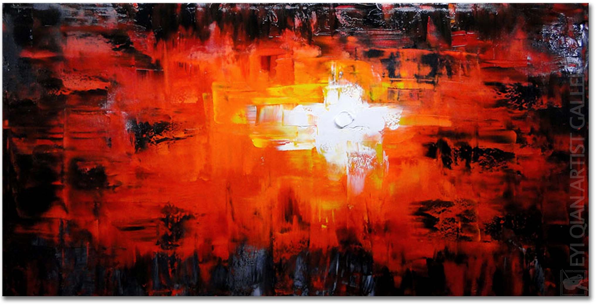 Abstract Textured Palette Wall Art Hand-Painted