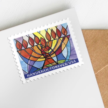 2022 Hanukkah Forever First Class Postage Stamps