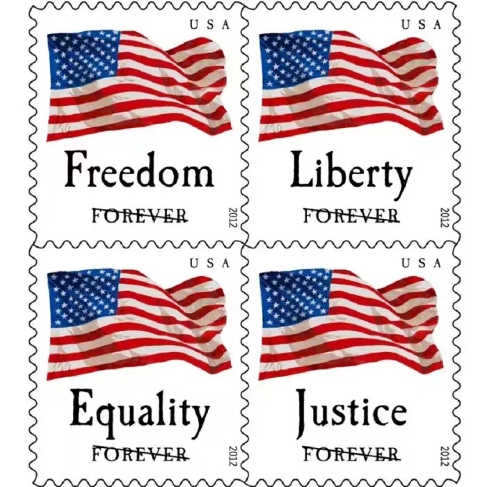 2012 Four Flags Forever First Class Poatage Stamps