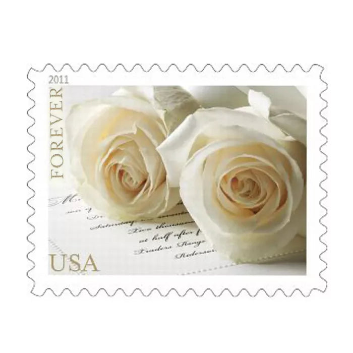 2011 Wedding Roses Commemorative Forever First Class Postage Stamps