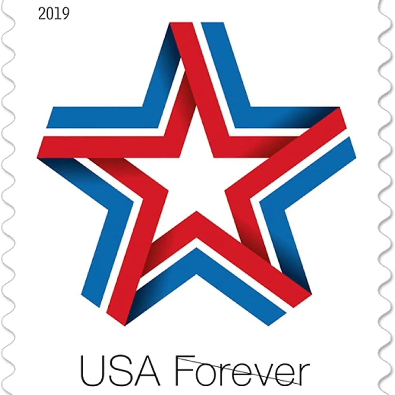 2019 Star Ribbon Forever First Class Postage Stamps