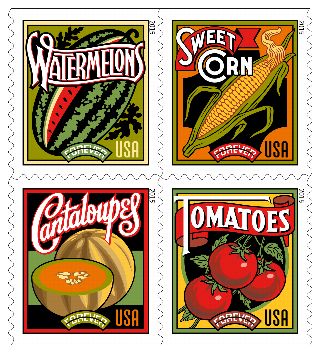 2015 Summer Harvest Forever First Class Poatage Stamps