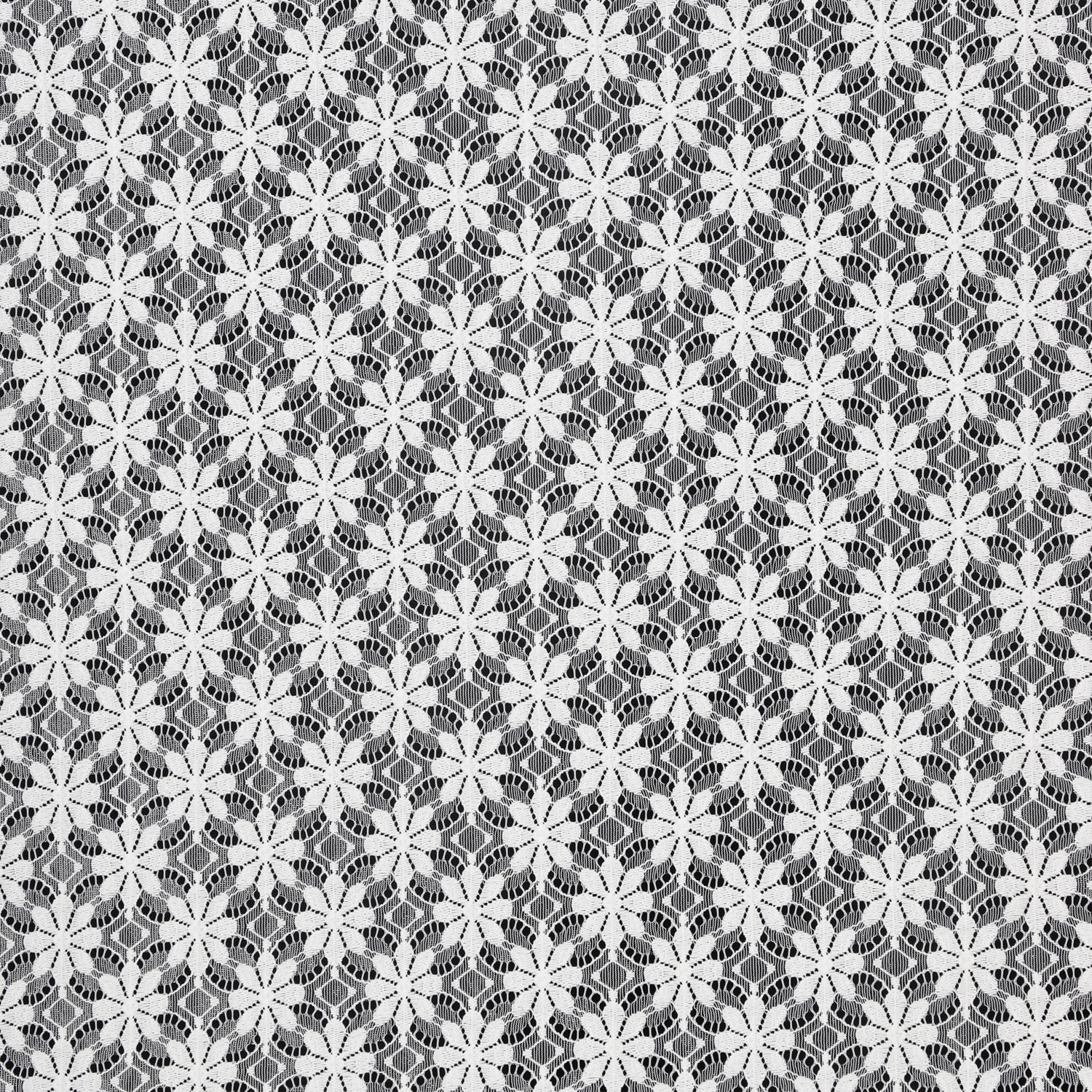 Yanzi Off-white French eyelash lace fabric (59-612）