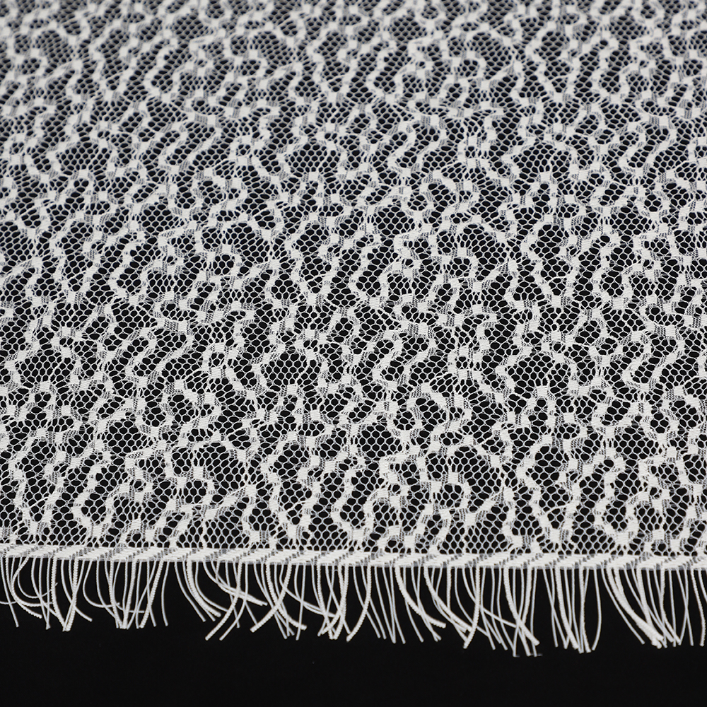 Yanzi Lace French Net Bridal Fabrics Dresses Chantilly Eyelash Dress Material Lingerie Fabric (59-465）