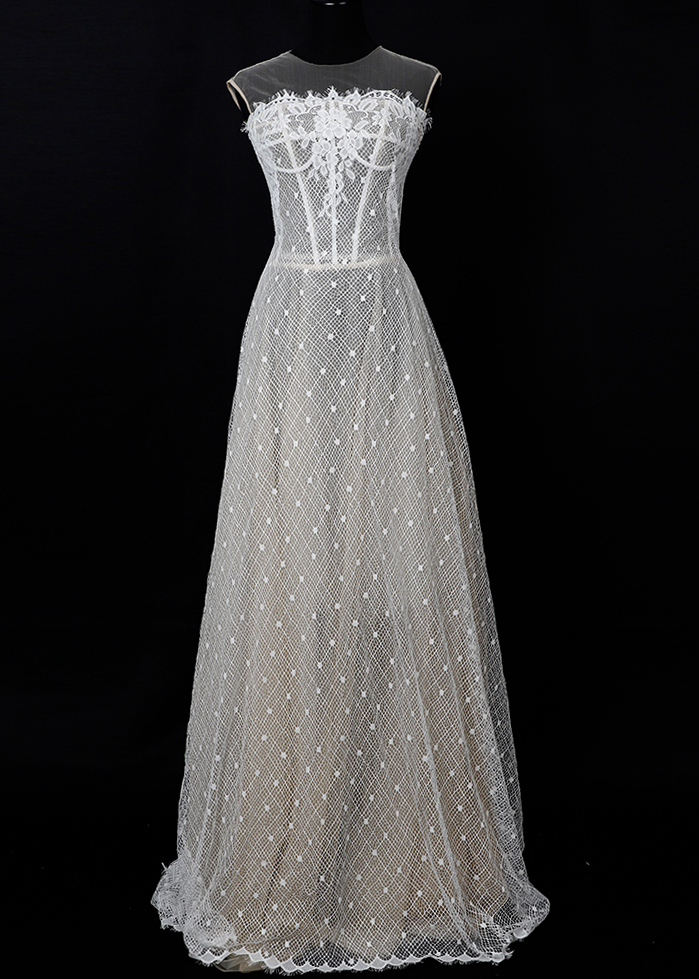 Yanzi Lace Dress French Net Bridal Fabrics Dresses Wholesale Wedding Fabric Eyelash lace (59-653）